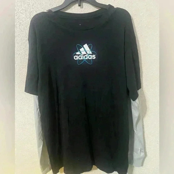 Adidas Atomic Layered Tee L (14/16) NWT - Picture 1 of 5